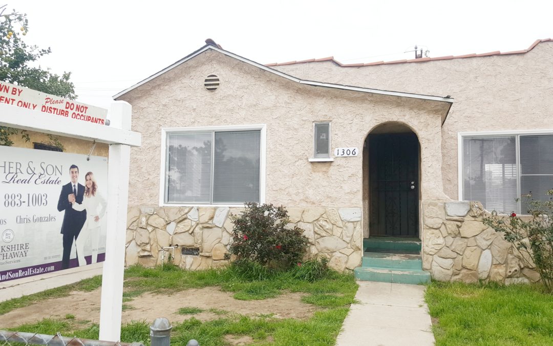 SOLD! 2 BED + 1 BATH + 4K LOT SIZE | 1306 HANOVER AVE, LOS ANGELES CA