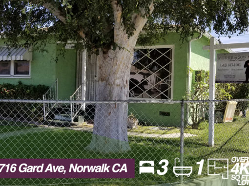 SOLD! 11716 Gard Ave, Norwalk California | 3 BED | 1 BATH | +4K SQ FT LOT