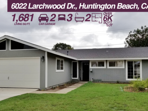 6022 Larchwood Dr Huntington Beach, CA 92647 | 3 BED | 2 BATH | 2 CAR GARAGE | +6K SQ FT LOT