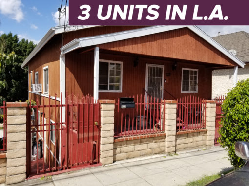 123 N. Westlake Ave, Los Angeles, CA 90026 | 3 UNITS | PRICE $879K | 5,995 SQ FT LOT