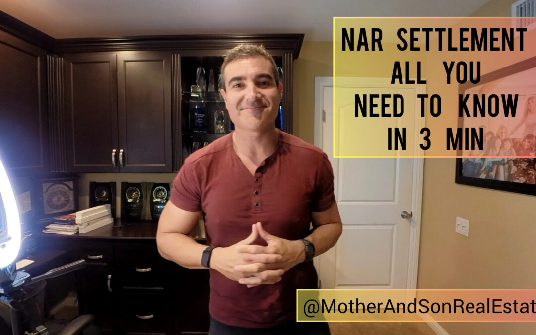 NAR SETTLEMENT EXPLAINED IN 3 MIN